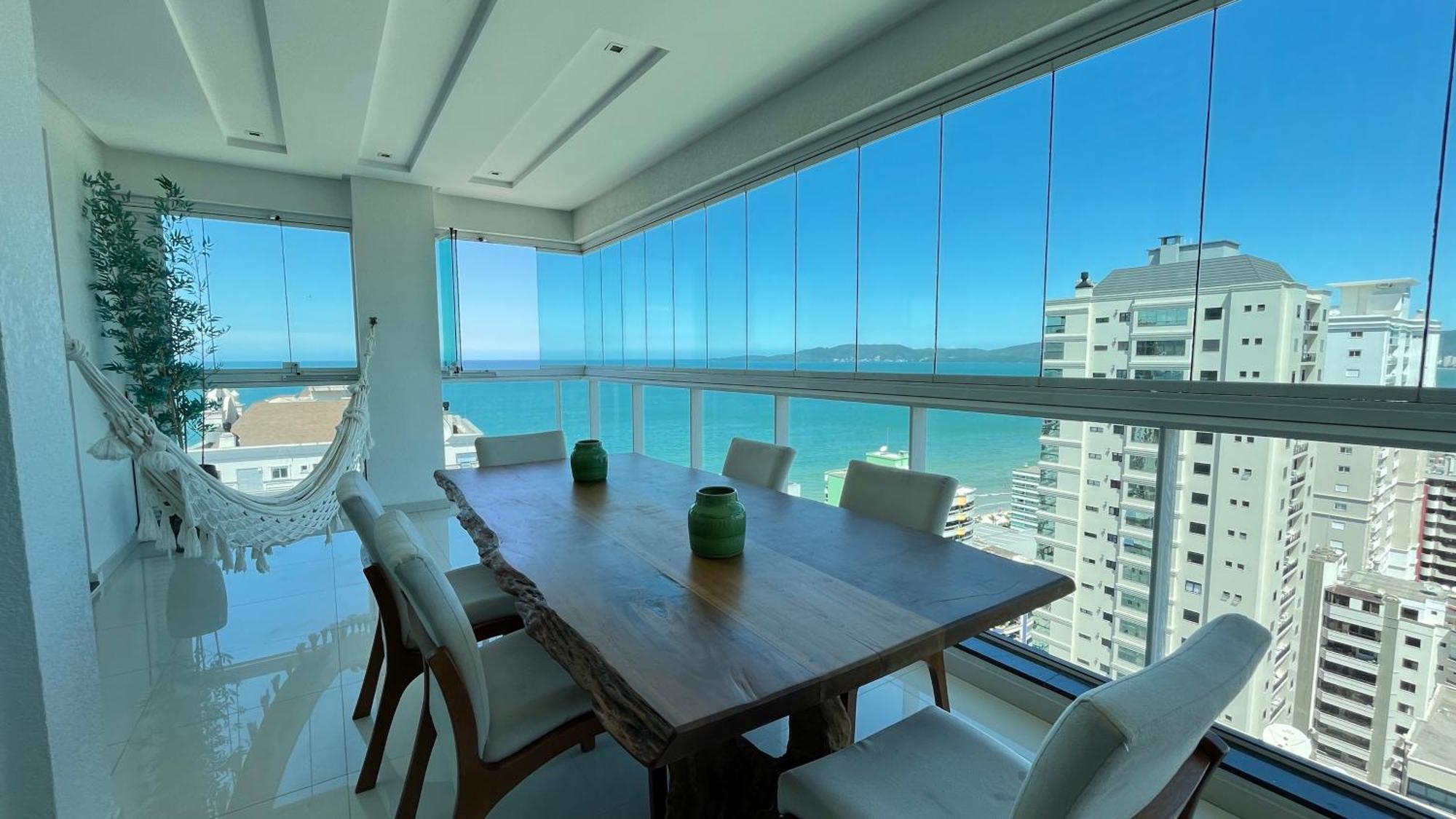 Cobertura Com Belissima Vista Para O Mar E Jacuzzi Itapema Exterior foto